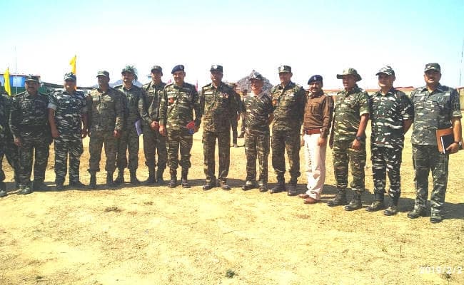 सीआरपीएफ के आईजी ने डगरा में की बैठक, चुनाव को लेकर दिये कई निर्देश