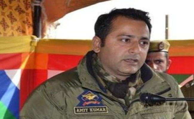 पुलवामा मुठभेड़ में घायल डीआईजी अमित कुमार को इलाज के लिए लाया गया एम्स