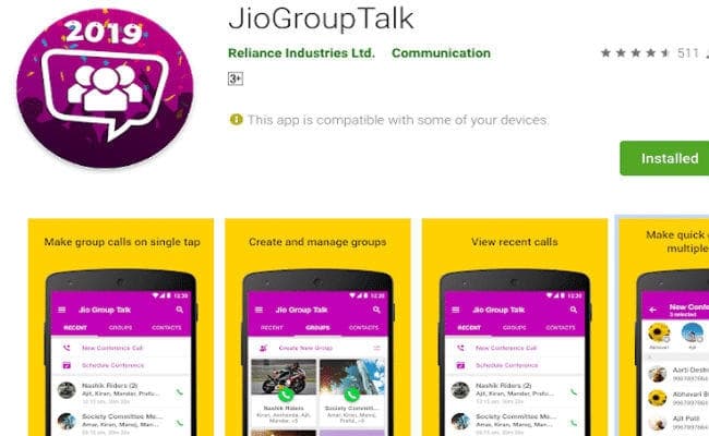 Reliance Jio Group Talk लॉन्च, अब एक साथ कीजिए 10 लोगों से कॉन्फ्रेंस कॉल