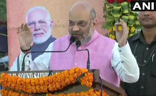 अमित शाह ने कहा - वायुसेना का हमला आतंकवाद को कतई सहन नहीं करने की नीति का प्रमाण