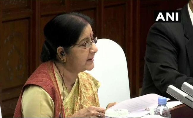 सुषमा स्वराज ने चीनी विदेश मंत्री वांग यी के साथ मुलाकात में पुलवामा मामला उठाया