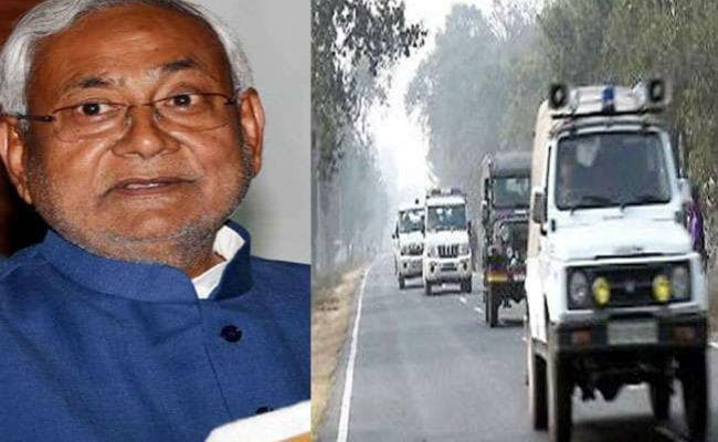 पटना : सीएम नीतीश कुमार के कारकेड में कार घुसने के मामले में 10 पुलिसकर्मी सस्पेंड