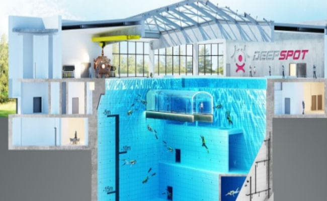 यहां बना विश्व का सबसे गहरा पूल, 148 फीट गहराई