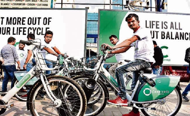 रांची साइकिल शेयरिंग सेवा : 35 साइकिलें अपने घर ले गये लोग