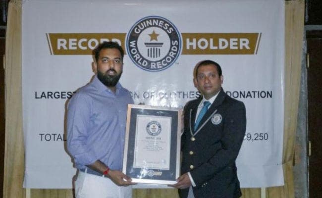Guinness Book of World Records : महाराणा प्रताप के वंशज ने वस्त्रदान कर बनाया विश्व रिकॉर्ड