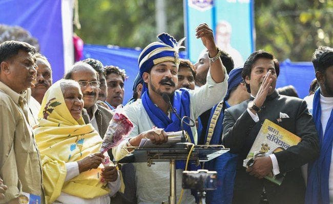 भीम आर्मी प्रमुख ने कहा - उत्तर प्रदेश में कांग्रेस काे समर्थन देने का कोई कारण नहीं
