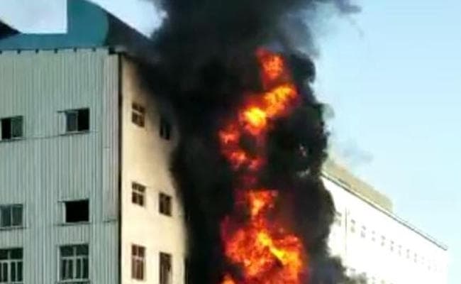 बोकारो में वेदंता कंपनी के प्लांट साइट में लगी भीषण आग