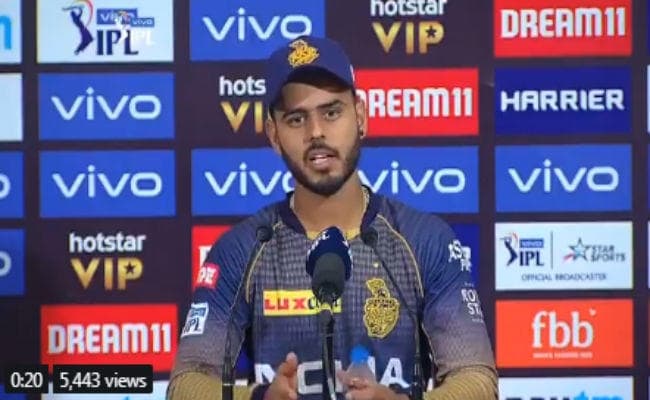 शानदार बल्लेबाजी के बाद बोले नीतिश राणा, लय बनाये रखना चाहता हूं