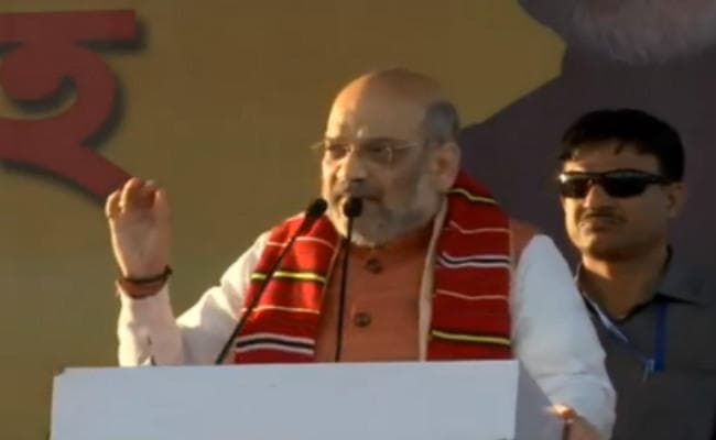 अमित शाह ने बोला हमला, विपक्ष के पास कोई पीएम कैंडिडेट नहीं है, ना देश के विकास के लिए नीतियां