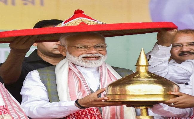 पीएम मोदी ने कहा, कांग्रेस की नीतियों के चलते घुसपैठ से जूझ रहे असम समेत पूर्वोत्तर के राज्य
