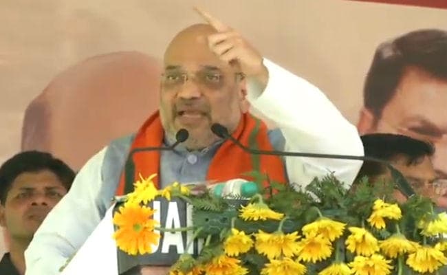 अमित शाह ने कसा कांग्रेस अध्‍यक्ष पर तंज कहा- राहुल गांधी डरकर केरल ‘भाग'' गये क्योंकि...