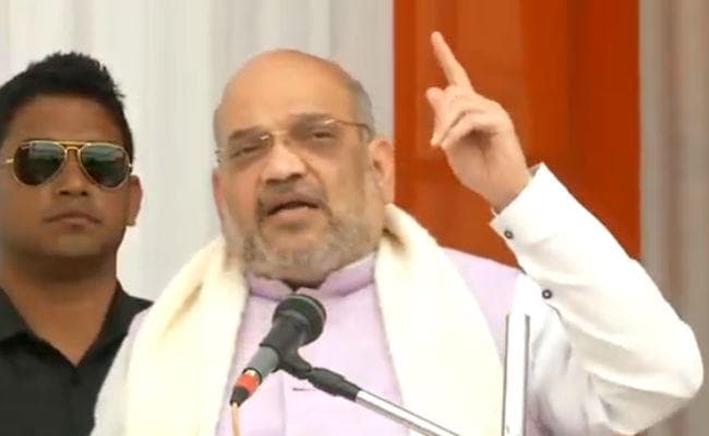 उत्तराखंड में बोले अमित शाह- आपकी बनाई हुई मोदी सरकार ने आतंकियों के घर में घुसकर मारा