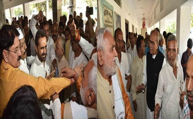 लोकसभा चुनाव : कांग्रेस को बिहार में बड़ा झटका, चुनाव समिति की बैठक से पहले बवाल, हाथापाई