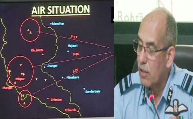 VIDEO : भारतीय वायुसेना ने मार गिराया था पाकिस्‍तान के F16 विमान, दिखाये सबूत