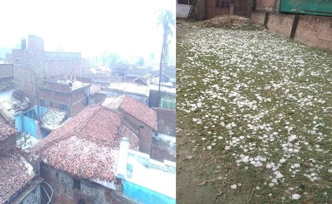 ओलावृष्टि से कोसी-पूर्व बिहार में व्यापक क्षति, एक की मौत, कई लोग जख्मी