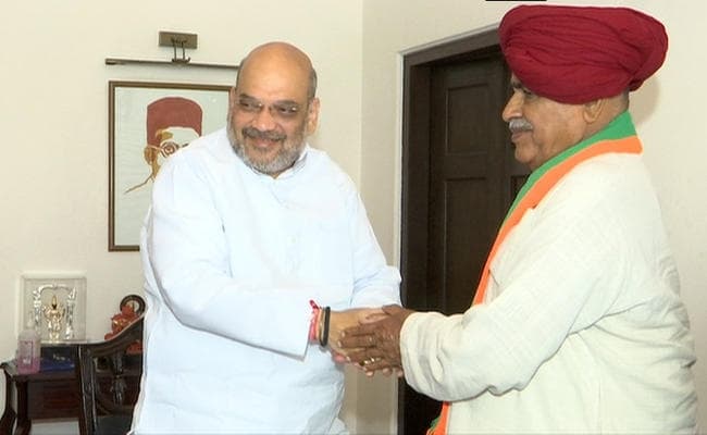 Lok Sabha 2019 : राजस्थान के दिग्गज गुर्जर नेता किरोड़ी सिंह बैंसला, उनके बेटे भाजपा में शामिल