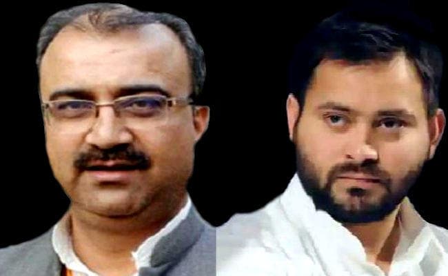 ट्वीट वार : फर्स्ट टाइम वोटर पर तेजस्वी ने BJP पर कसा तंज, मंगल पांडेय ने किया पलटवार, कहा- तेज प्रताप के आंसुओं से...