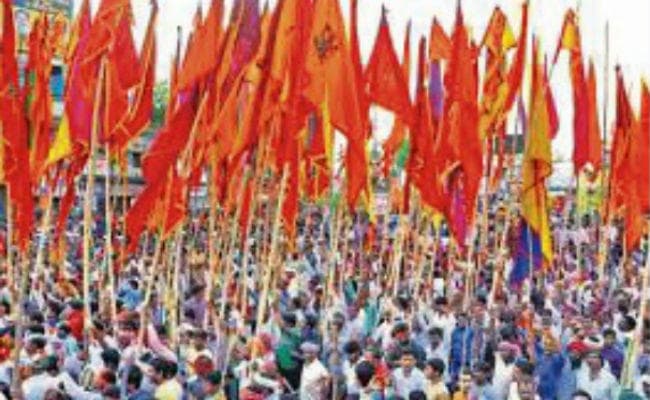 #RamNavami: और विराट हो गया जुलूस विजय केसरी