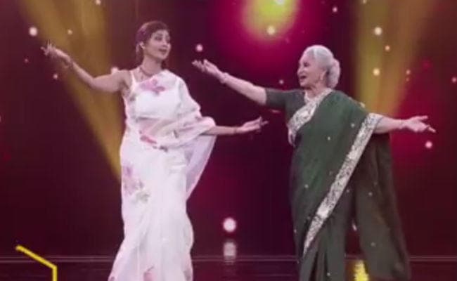 VIDEO : वहीदा रहमान ने जब शिल्पा शेट्टी संग इस सुपरहिट गाने पर किया डांस