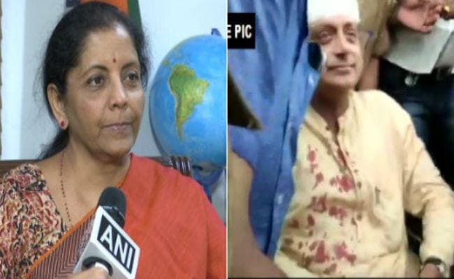 बिना किसी को बताए कांग्रेस नेता शशि थरूर से मिलने पहुंची थीं रक्षा मंत्री निर्मला सीतारमण