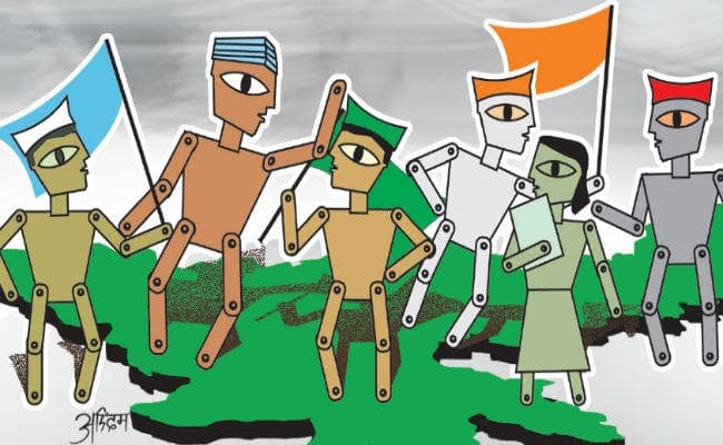 भाजपा के गढ़ में यूपीए को सहयोगी दलों का सहारा, चारों सीट भाजपा के पास, तीन पर बदले चेहरे, जमीन बचाने की चुनौती