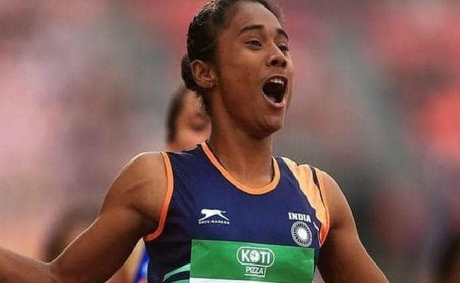 कमर दर्द के कारण 400 मीटर की रेस पूरी नहीं कर सकी हिमा दास