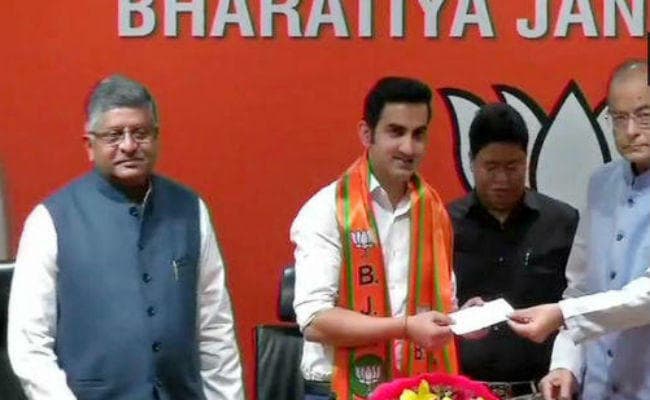 भाजपा ने पूर्वी दिल्ली से गौतम गंभीर, नयी दिल्ली से मीनाक्षी लेखी को उतारा