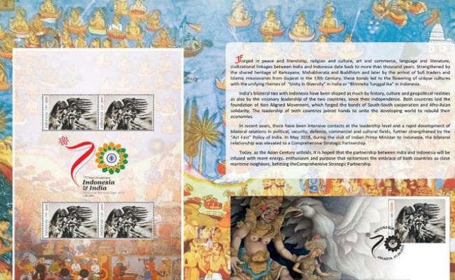 इंडोनेशिया ने रामायण पर डाक टिकट जारी किये, मना रहा भारत से राजनयिक संबंध के 70 साल