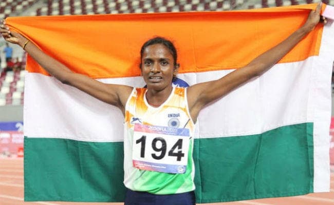 एशियाई एथलेटिक्स में सोना जीतने वाली गोमती को 15 लाख नकद देने की घोषणा
