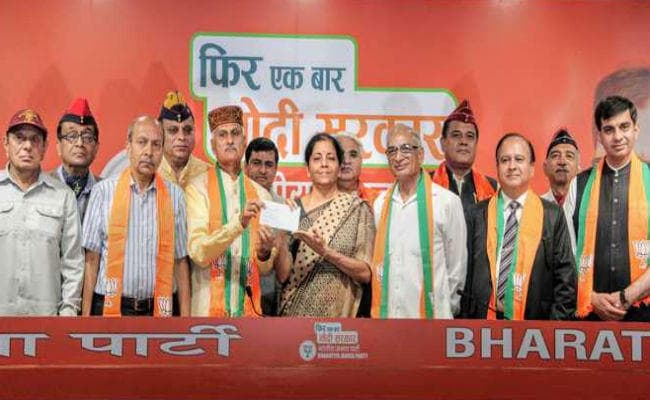 Loksabha Elections 2019 : सात पूर्व सैनिक भाजपा में शामिल हुए