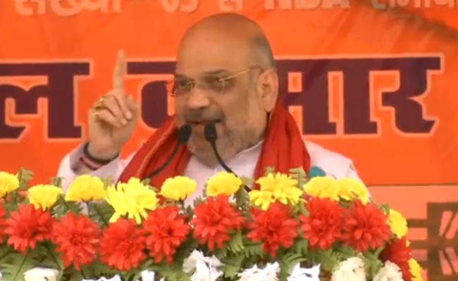 सीतामढ़ी में बोले अमित शाह- लालू के शासन में बिहार में चलता था जंगलराज, एनडीए ने दिलायी मुक्ति
