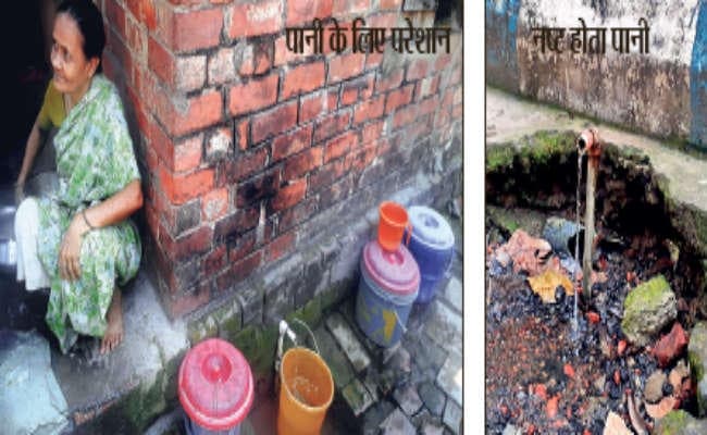 भीषण गर्मी में दक्षिण कोलकाता में जलसंकट