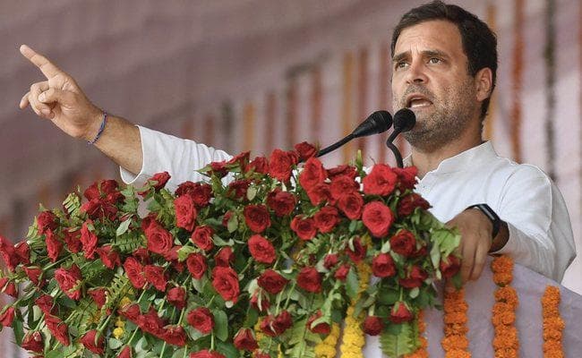 राहुल का मोदी पर तंज, कहा - प्रधानमंत्री अब रोजगार, 56 इंच और 15 लाख रुपये की बात नहीं करते