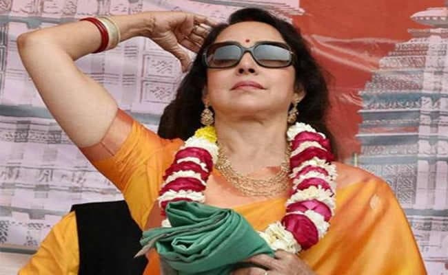 केसरिया व रामगढ़वा में हेमामालिनी ने चुनाव सभा को किया संबोधित