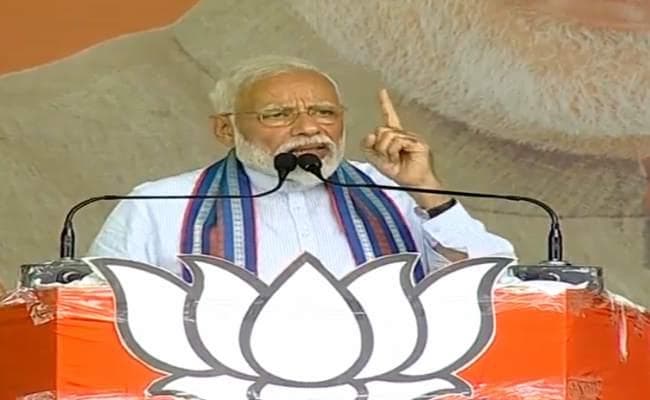 हम जाति-धर्म की दीवार गिराना चाहते हैं, जबकि महामिलावटी उसे ऊंचा करना चाहते हैं : नरेंद्र मोदी