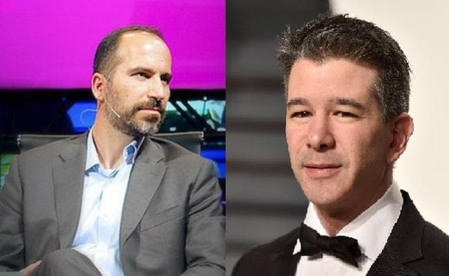 न्यू यॉक स्टॉक मार्केट के प्रोग्राम में शामिल होने को लेकर उबर के पूर्व सीईओ और वर्तमान सीईओ आमने-सामने