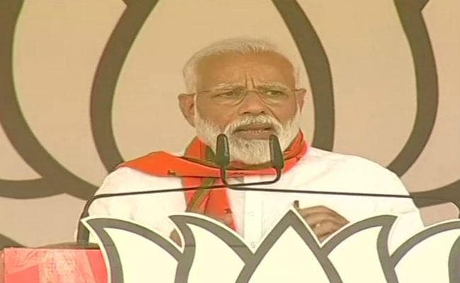 आजमगढ़ में बोले पीएम मोदी - ''महामिलावट'' वाली सरकार चाहने वालों से रहें सावधान