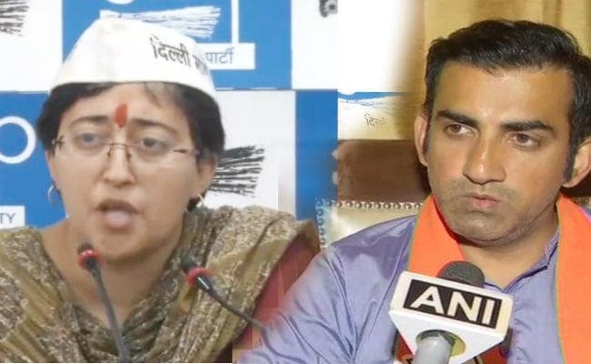 आतिशी vs गंभीर : गौतम ने कहा - AAP के खिलाफ करूंगा मानहानी का केस