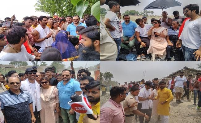 सिने स्टार सुशांत सिंह राजपूत अपना मुंडन कराने पहुंचे थे ननिहाल, एक झलक पाने को बेताब दिखे लोग