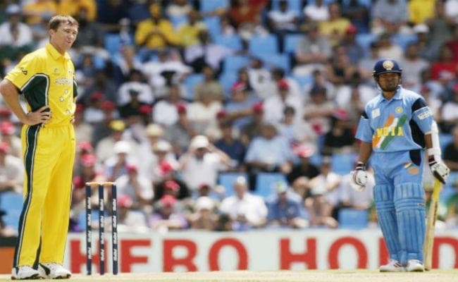 विश्वकप 2003 : जब सचिन का विकेट लेकर भारतीयों की नजर में ''विलेन'' बने मैकग्रा