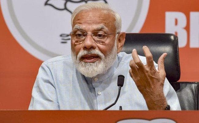 PM मोदी ने सत्ता में वापसी का किया दावा, पांच साल में पहली बार संवाददाताओं से हुए रूबरू