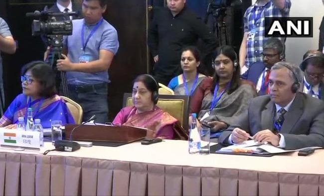 श्रीलंका और पुलवामा हमलों ने भारत को आतंकवाद से लड़ने के लिए और प्रतिबद्ध बनाया : सुषमा