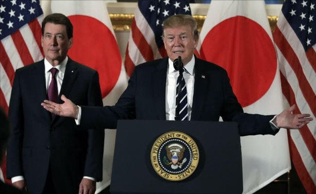 जापान-अमेरिका संबंधों को मजबूत करने के लिए राष्ट्रपति डोनाल्‍ड ट्रंप पहुंचे तोक्यो