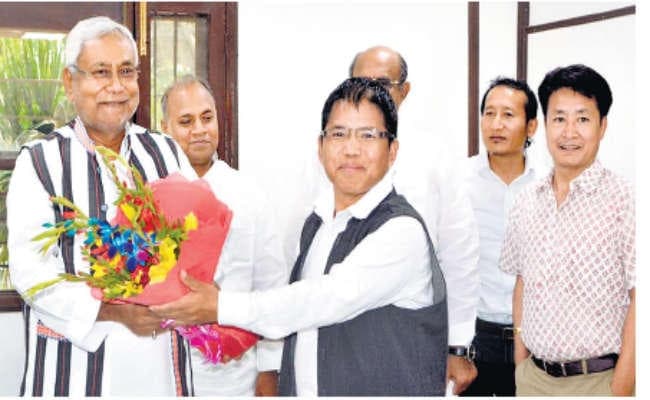 नीतीश से मिले नगालैंड के मंत्री व अरुणाचल प्रदेश के जदयू विधायक