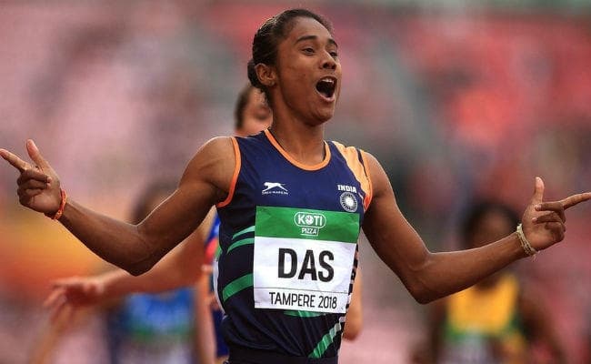 अर्जुन अवार्डी एथलीट हिमा दास एचएस में प्रथम श्रेणी से