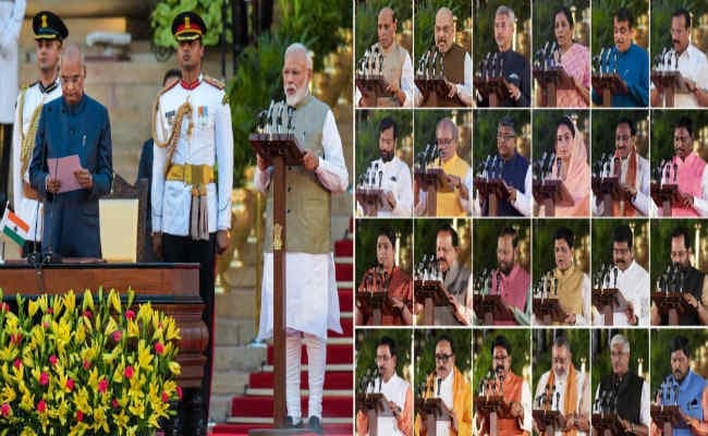 अमित शाह को मिली गृह की कमान, रक्षा संभालेंगे राजनाथ जानें किसे मिला कौन सा विभाग