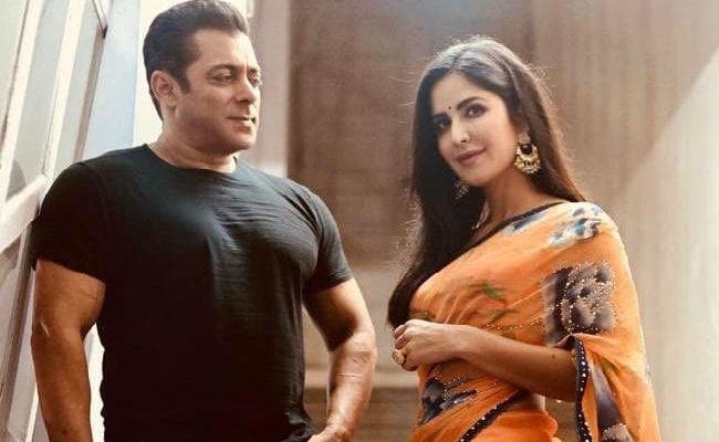 कैटरीना को साड़ी में देख निहारते रह गये सलमान खान