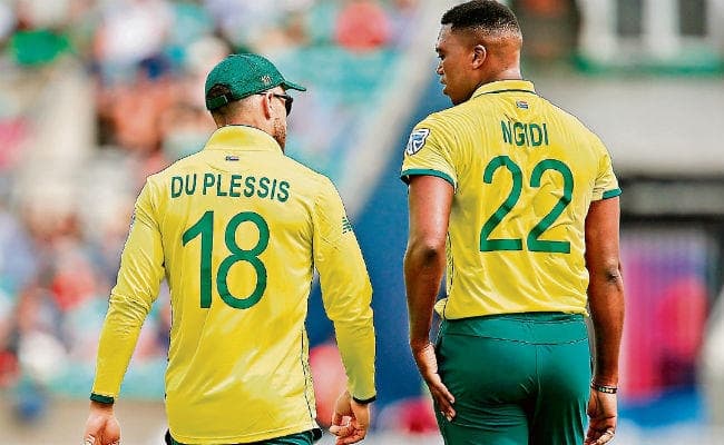 विश्व कप मैच : भारत के खिलाफ नहीं खेलेंगे एंगिडी, अमला-स्टेन में सुधार, डुप्लेसी ने कहा, तलाशनी होगी नयी रणनीति