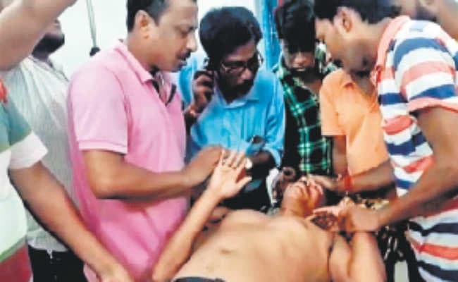 पथावरोध कार्यक्रम से वापस लौट रहे भाजपा समर्थकों पर हमला