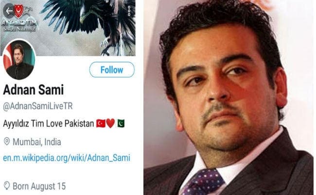 अमिताभ बच्‍चन के बाद अदनान सामी का ट्विटर अकाउंट हैक, लगायी PAK पीएम की तसवीर
